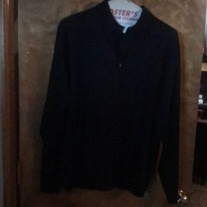 St Croix polo w/ 3 buttons/small banded bottom